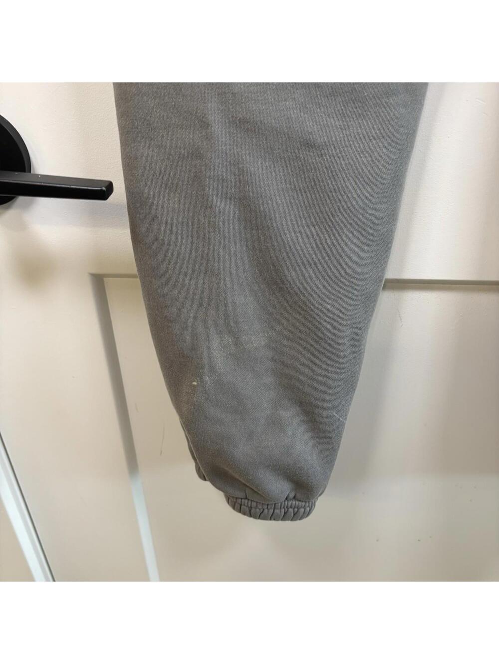Popflex Fold Over Sweatpants Grey Womens Size L Gym Lounge Athleisure Joggers - Picture 4 of 7